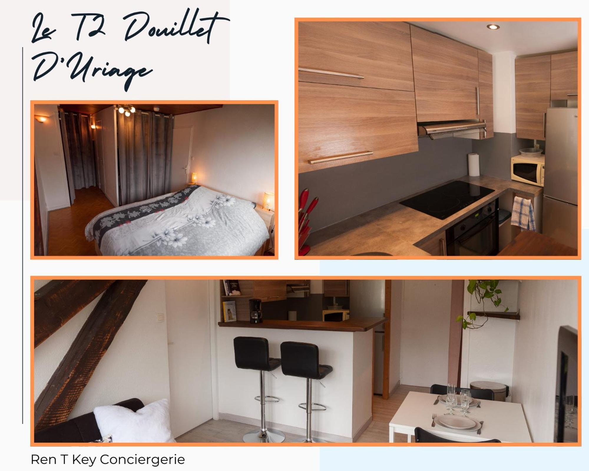 Le T2 Douillet D'Uriage - Residence Le Louvre - Cure Thermale Uriage- Proche Chamrousse - Jusqu'A 3 Personnes - Region Agreable En Toute Saison Vaulnaveys-le-Haut Екстериор снимка